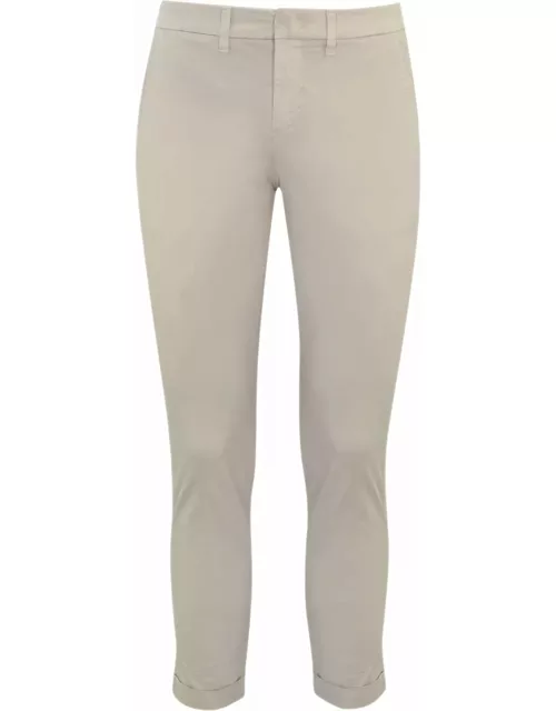Fay Capri Trousers With Turn-up