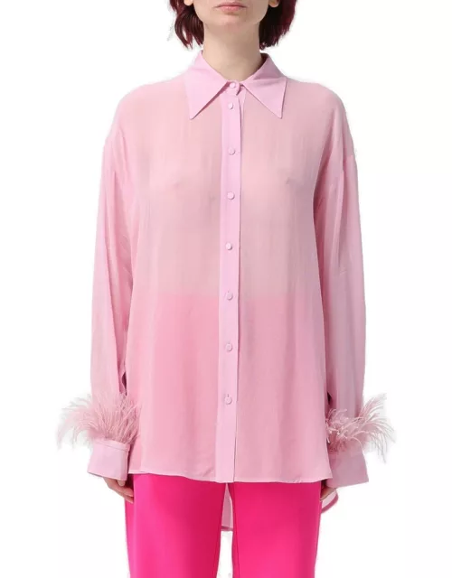 Pinko Semi-sheer Long-sleeved Georgette Shirt