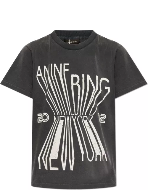 Anine Bing T-shirt With Logo