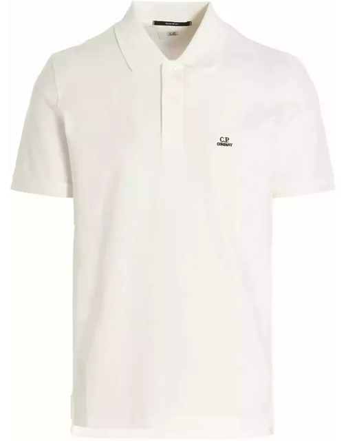 C.P. Company Logo Embroidery Polo Shirt