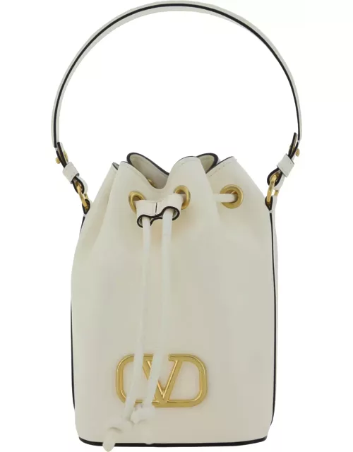 Valentino Garavani v Logo Mini Bucket Bag