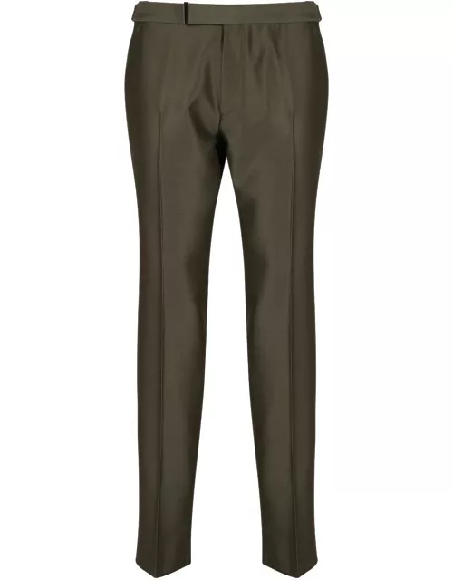 Tom Ford Pressed-crease Tapered Leg Trouser