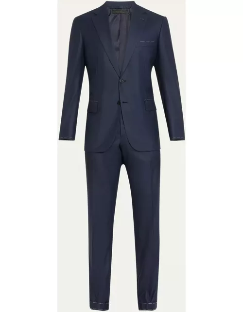 Men's Super 180s Micro-Houndstooth Suit