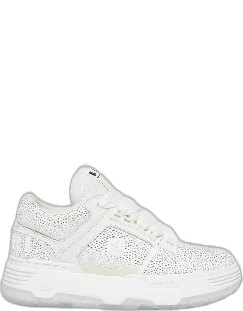 MA-1 Crystal Leather Mesh Sneaker