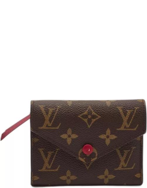 Louis Vuitton Aurore Monogram Canvas Victorine Compact Wallet