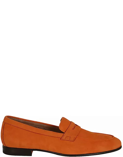 Loafers SANTONI Men color Orange