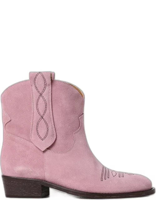 Flat Ankle Boots VIA ROMA 15 Woman color Pink