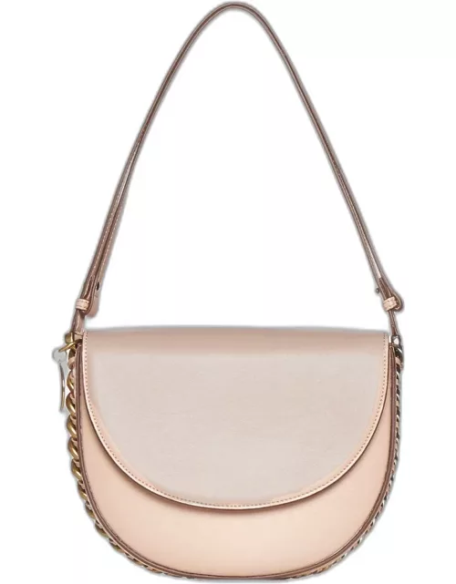 Stella McCartney Frayme bag in synthetic leather with logo