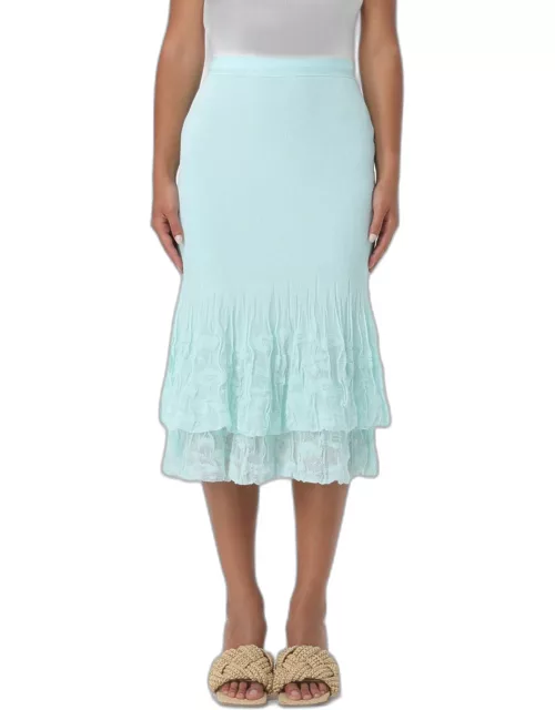 Skirt BOTTEGA VENETA Woman color Turquoise