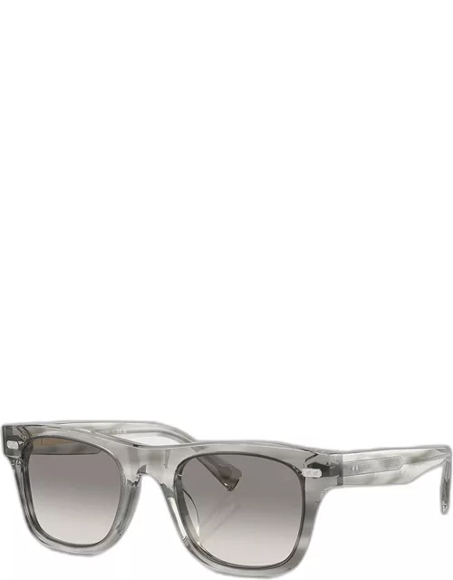 Men's bc4002s Acetate Square Sunglasse
