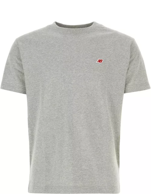 New Balance Grey Cotton Blend T-shirt
