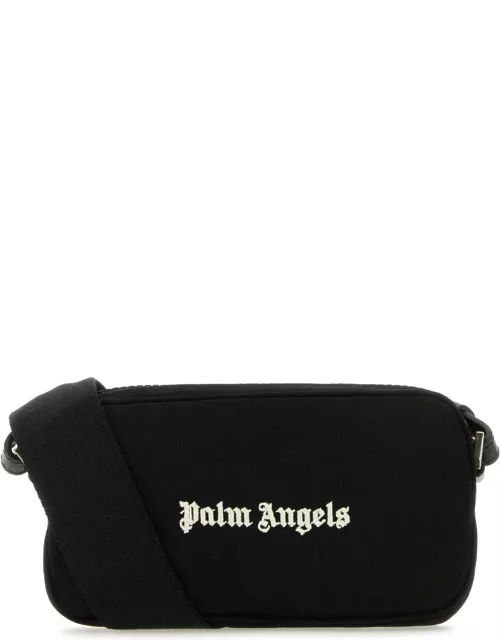 Palm Angels Black Canvas Crossbody Bag
