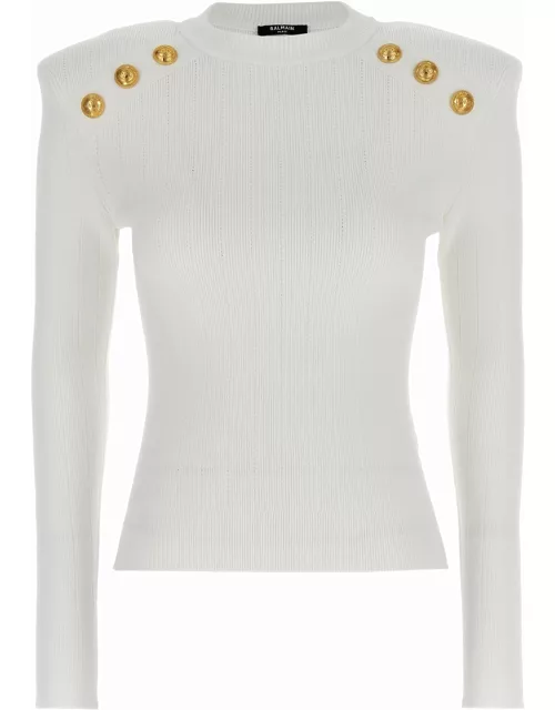 Balmain Jersey With Iconic Button