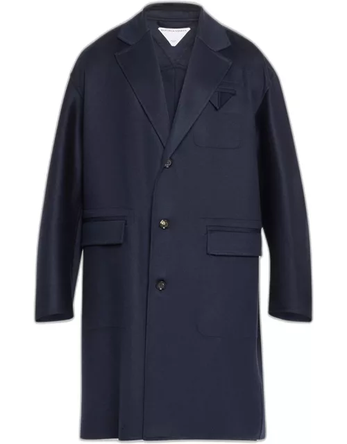 Men's Wool-Cashmere Topcoat