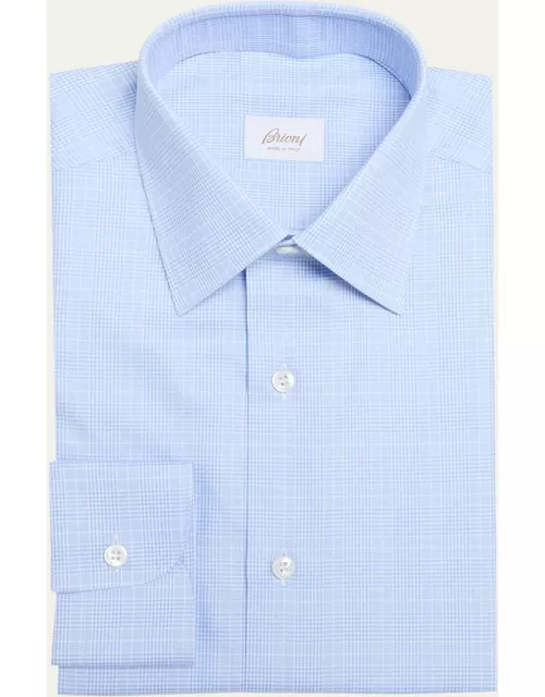 Men's Cotton Tonal Check Dress Shirt