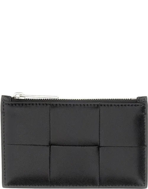 bottega veneta zippered card holder