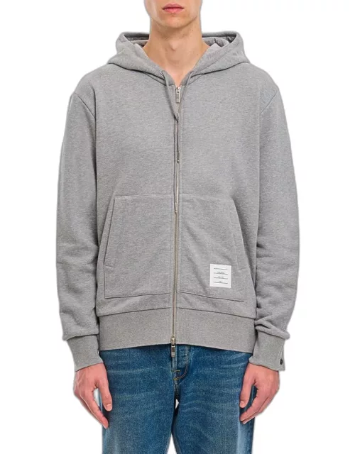 Thom Browne Hoodie Zip-up Pullover Grey