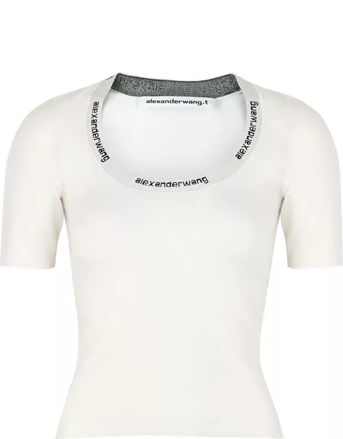 Eileen Fisher Cotton Poplin Shirt - White - M (UK 14-16 / L)