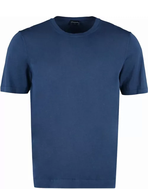 Drumohr Cotton Crew-neck T-shirt