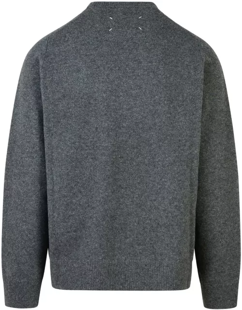 Maison Margiela Grey Wool Sweater