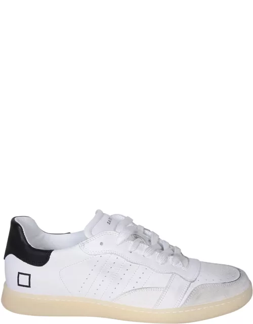 D.A.T.E. Sporty Low Black And White Sneaker