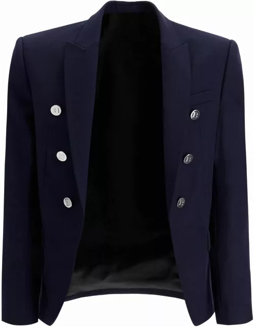 BALMAIN six-button wool jacket