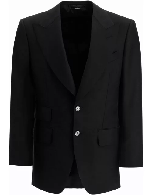 TOM FORD atticus single-breasted jacket in wool and