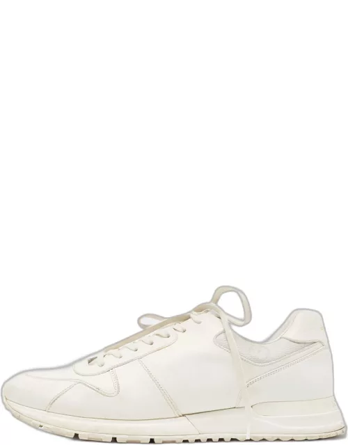 Louis Vuitton White Leather Run Away Low Top Sneaker