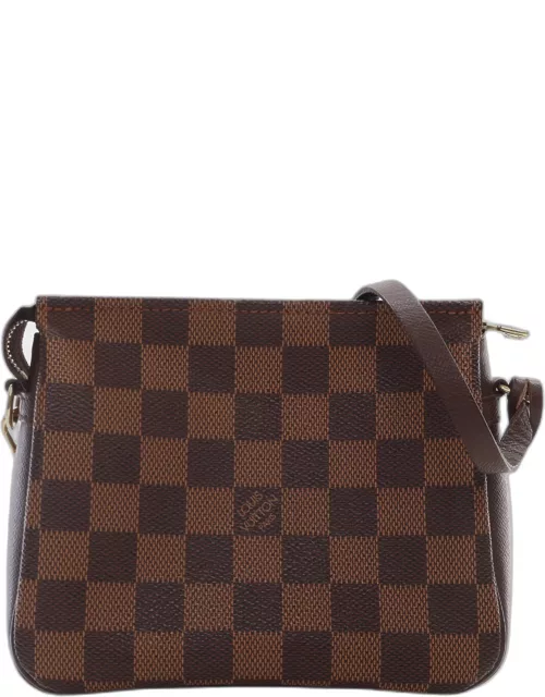 Louis Vuitton Brown Damier Ebene Canvas Trousse Pochette Shoulder Bag