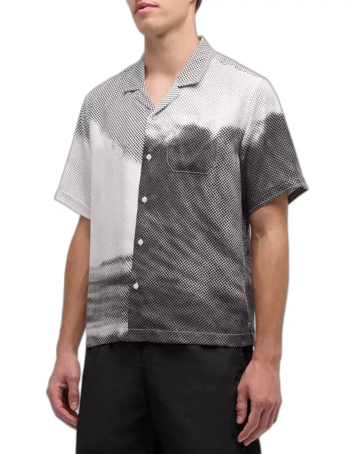 Men's Dotted Wave Camp Shirt