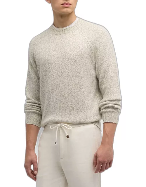 Men's Mouline Cashmere Crewneck Sweater