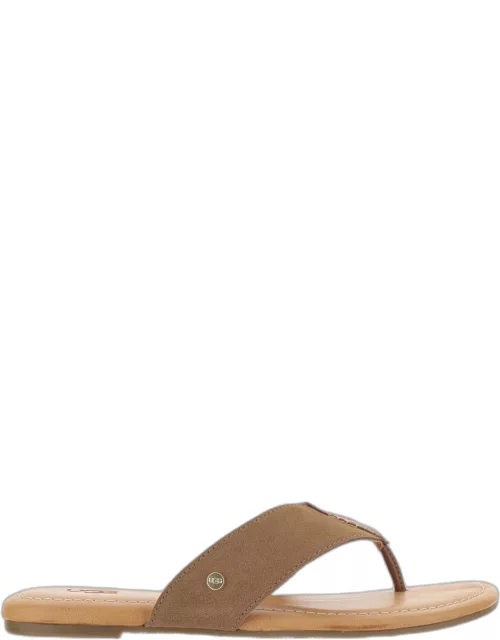 UGG Leather Sandals With Logo