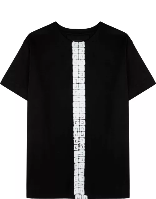 X Chito black printed cotton T-shirt