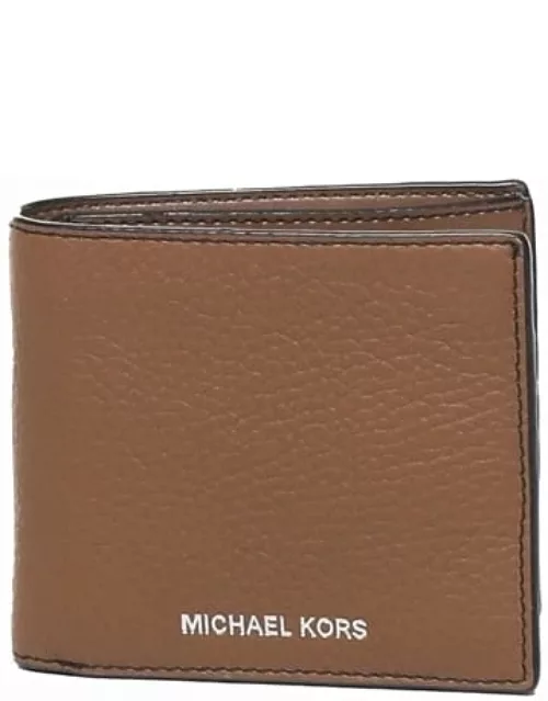 MICHAEL Michael Kors Hudson Book Wallet In Grained Leather