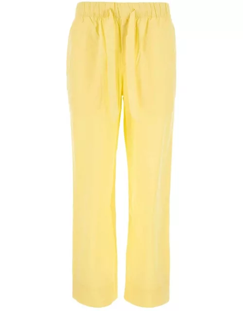 Tekla Yellow Cotton Pyjama Pant