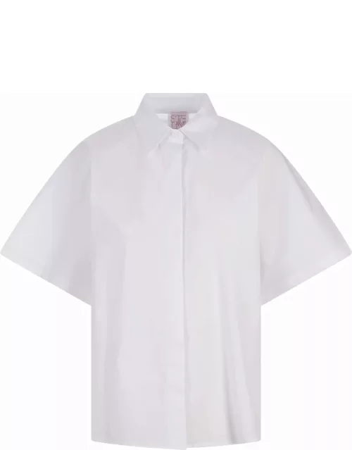 Stella Jean White Shirt With Short Sleeve