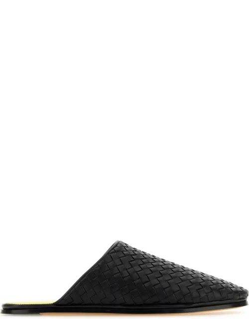 Bottega Veneta Black Nappa Leather Slipper