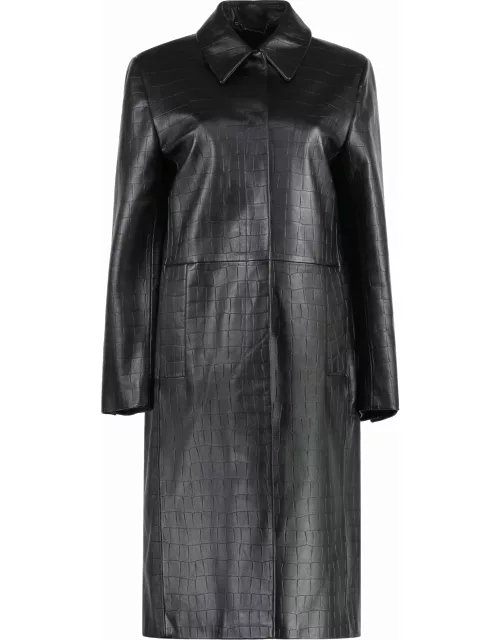 Calvin Klein Leather Coat
