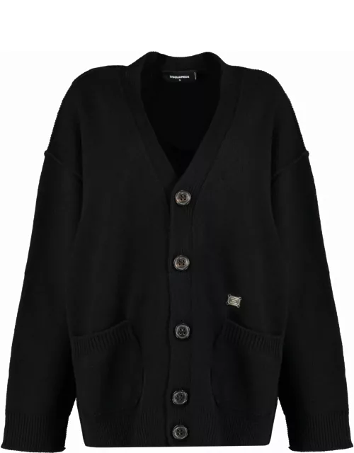 Dsquared2 Wool And Cashmere Cardigan