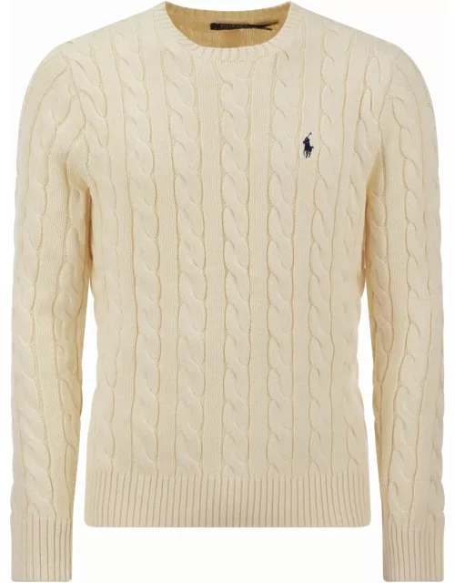 Polo Ralph Lauren Ivory Cotton Sweater