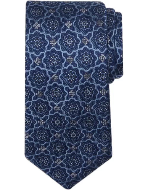 JoS. A. Bank Men's Reserve Collection Linked Medallion Tie - Long, Navy, LONG