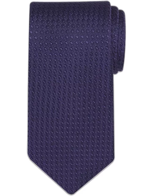 JoS. A. Bank Men's Traveler Collection Tonal Diamond Tie - Long, Purple, LONG