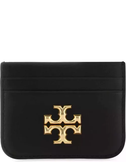 Tory Burch Black Leather Card Holder