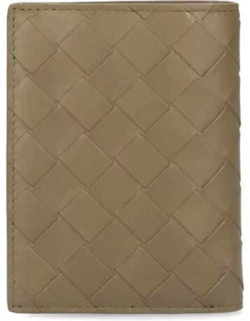 Bottega Veneta Woven Bi-fold Wallet