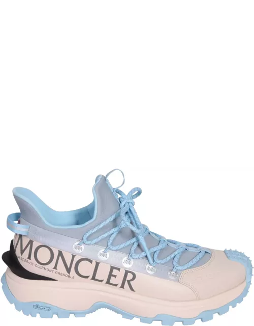 Moncler Sky Blue And Beige Trailgrip Lite 2 Sneaker
