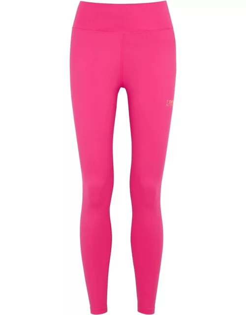 KK bright pink logo leggings