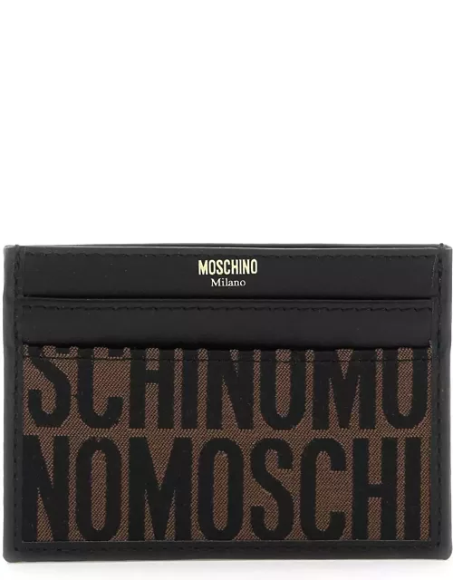 Moschino Jacquard Logo Card Holder