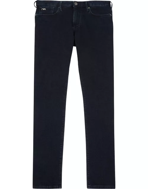 J06 dark blue slim-leg jeans