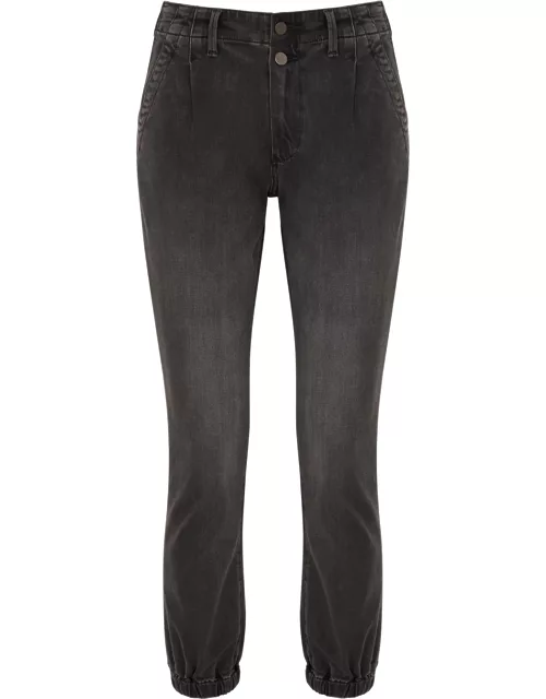 Mayslie Jogger charcoal stretch-denim trousers