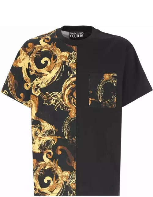 Versace Jeans Couture T-shirt With Baroque Print